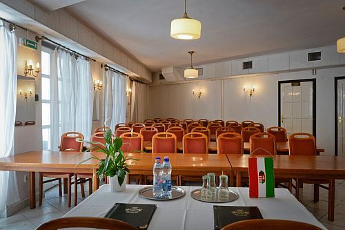 Konferenzraum für Veranstaltungen im Hotel Budai in Budapest der schönen Stadt von Ungarn