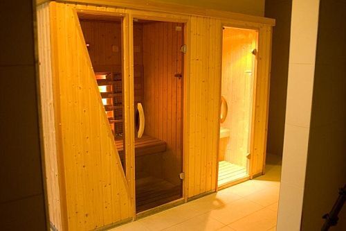 Sauna im Wellness Hotel Royal Club in Visegrad in Ungarn